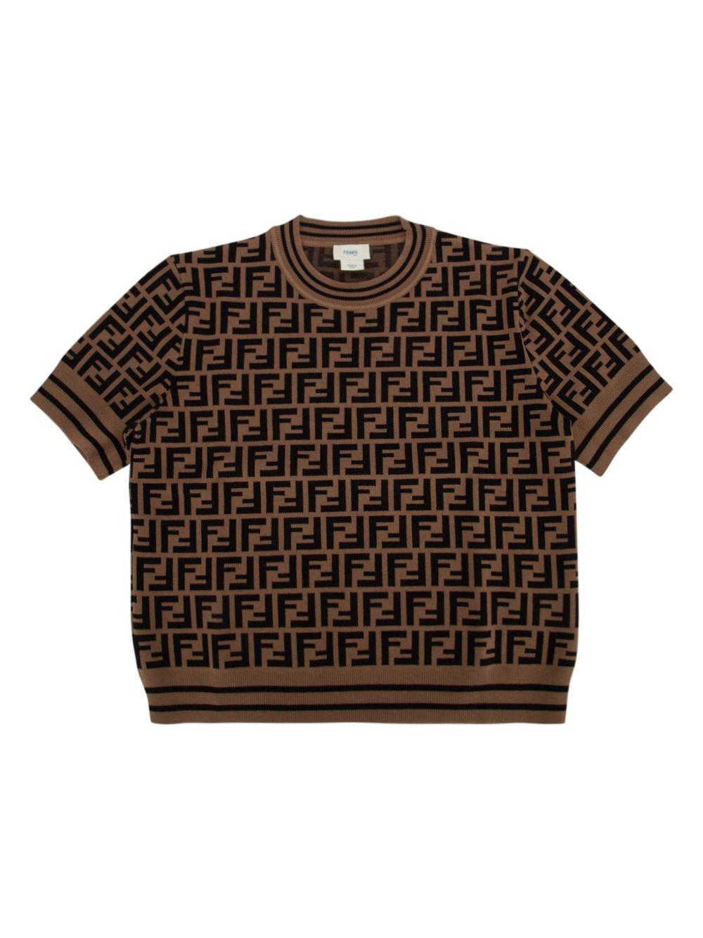 Maglia per bambina Fendi Kids FF JFG069AEYD F15B6 FENDI KIDS 