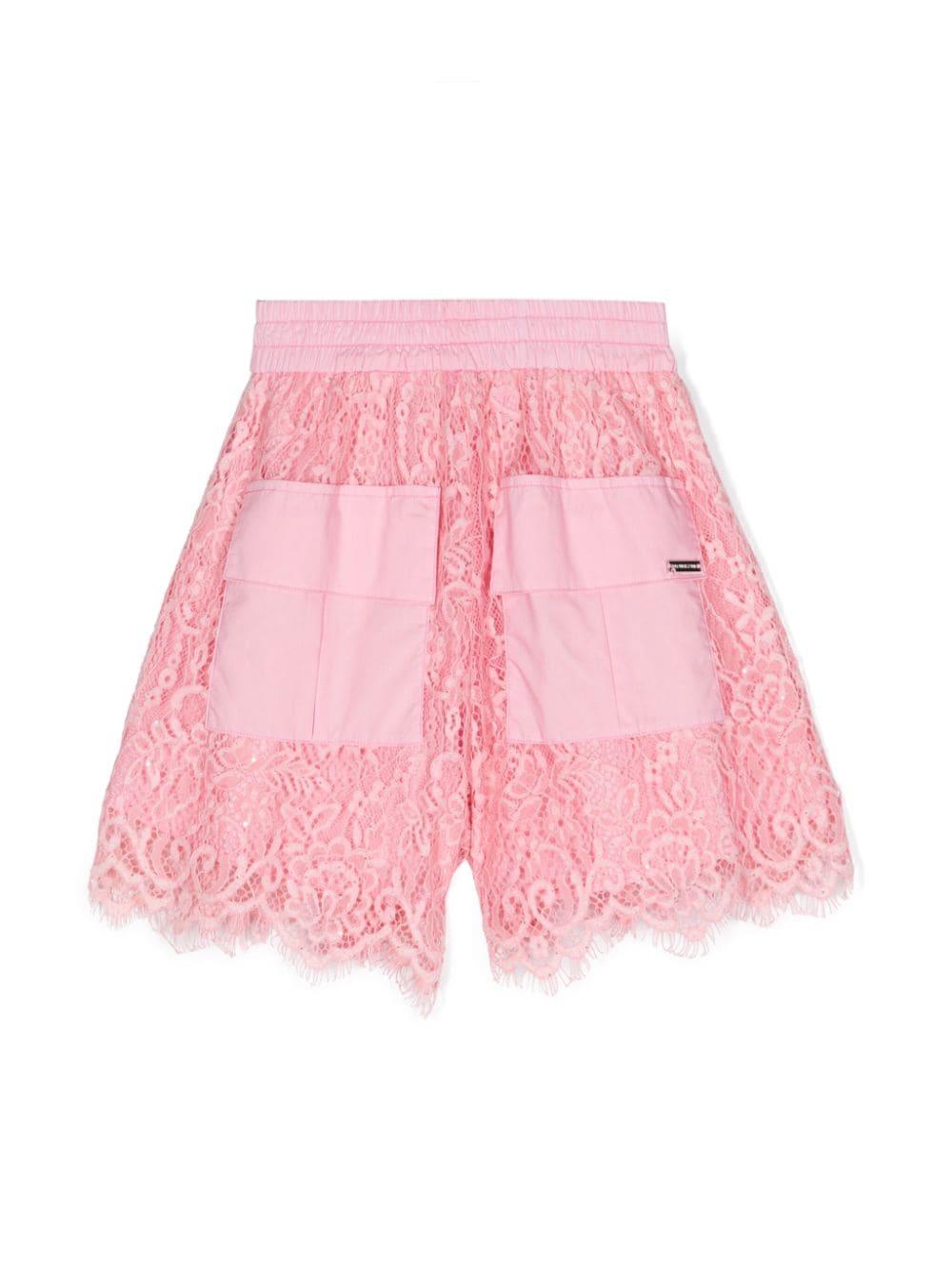 Monnalisa shorts in pizzo 49C4043055 0090 MONNALISA 