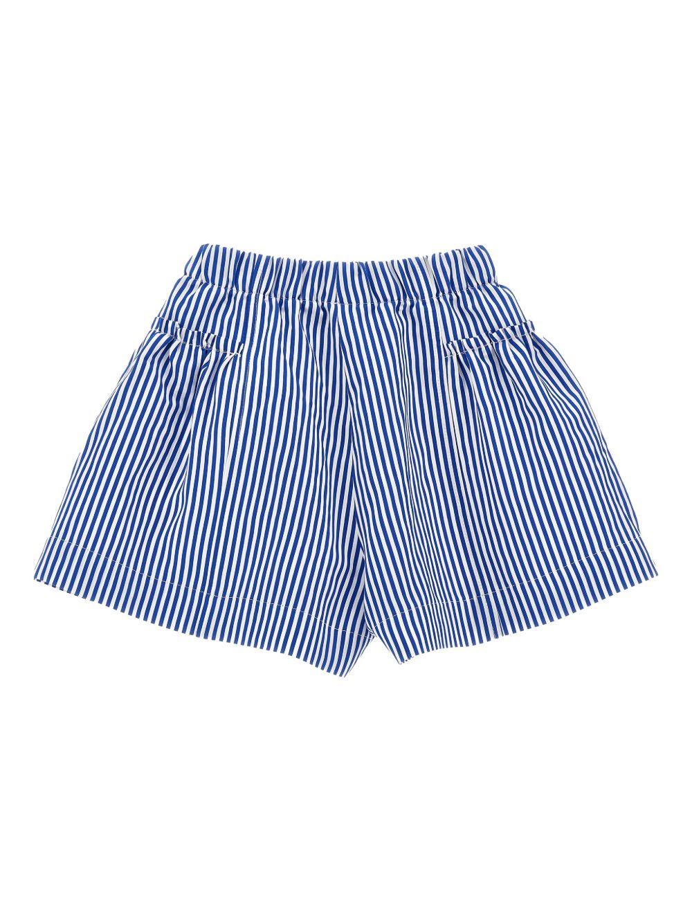 Shorts per bambina Monnalisa a righe 11G4087315 9956 MONNALISA 