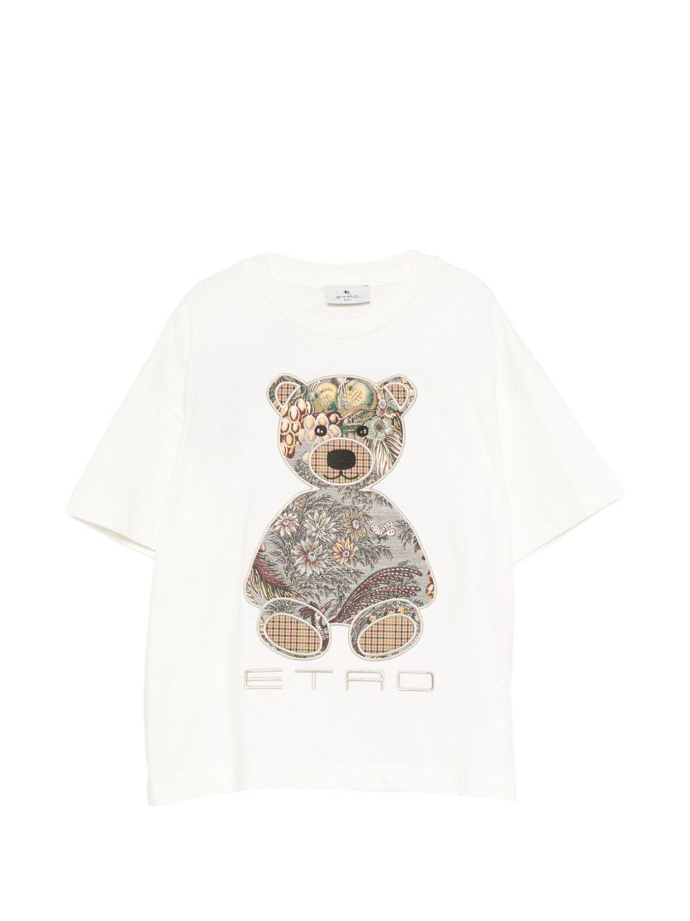 T-shirt per bambino Etro Kids con orsetto GZ8P31Z3672 102 ETRO KIDS 