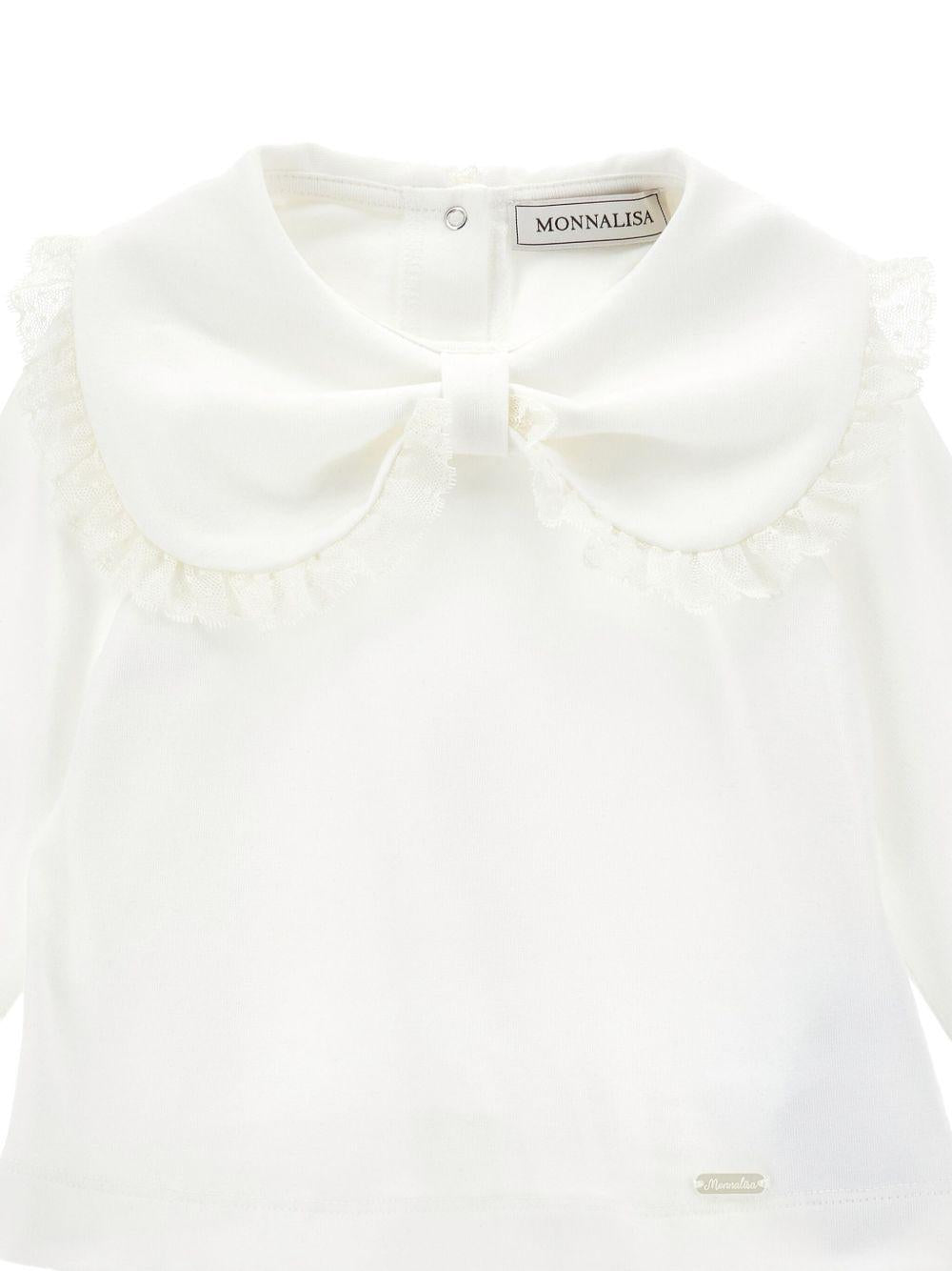 Monnalisa t-shirt con fiocco 31F6036202 0001 MONNALISA 