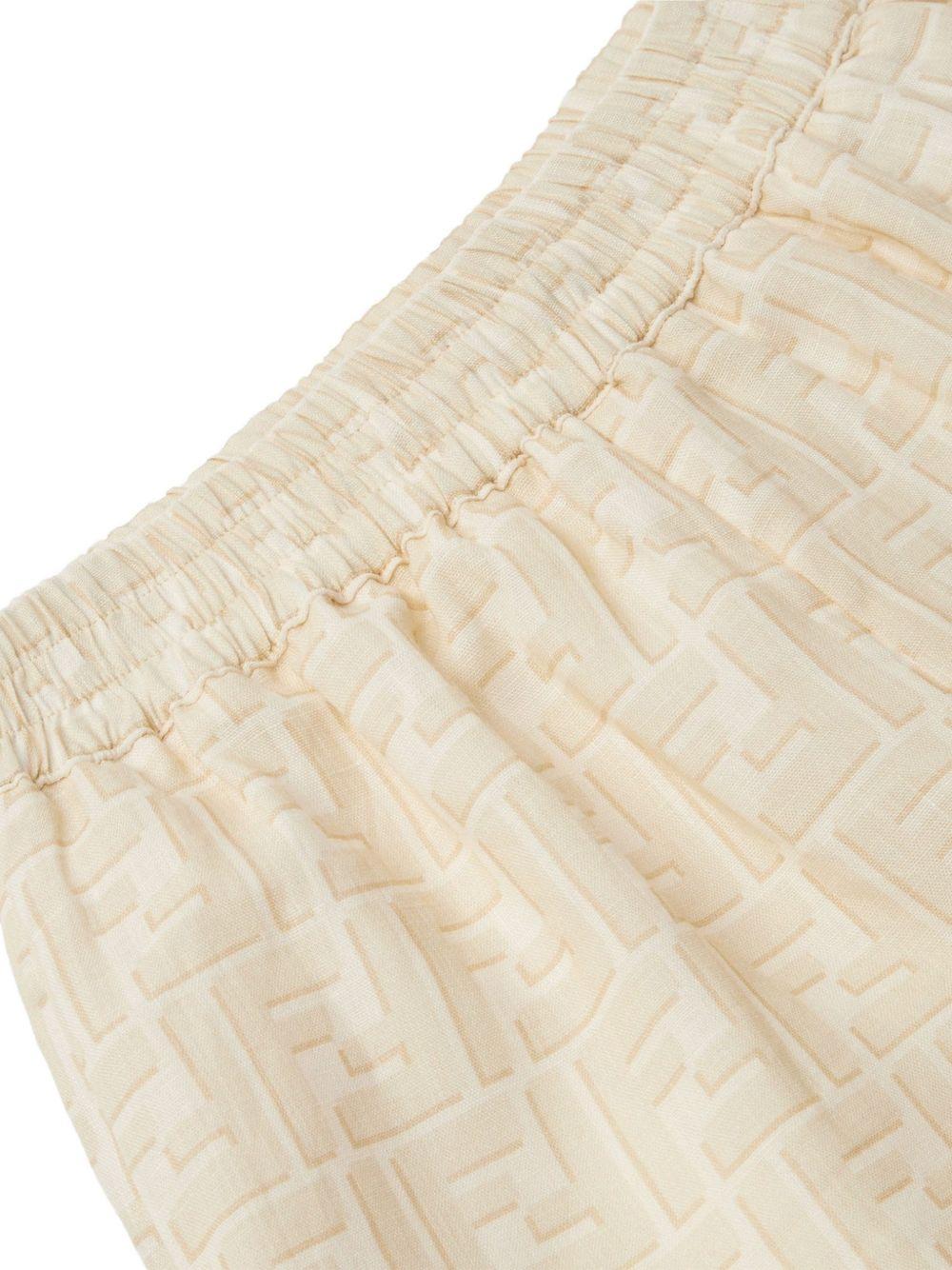 Bermuda per bambino Fendi Kids monogram JUF180AY8C F1P2N FENDI KIDS 