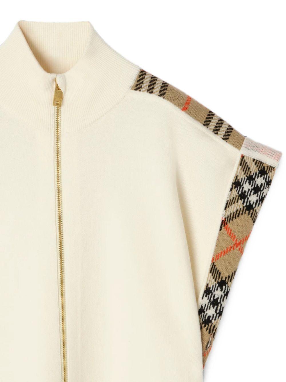 Cappa per bambina Burberry Kids in maglia 8129144 A5933 BURBERRY KIDS 