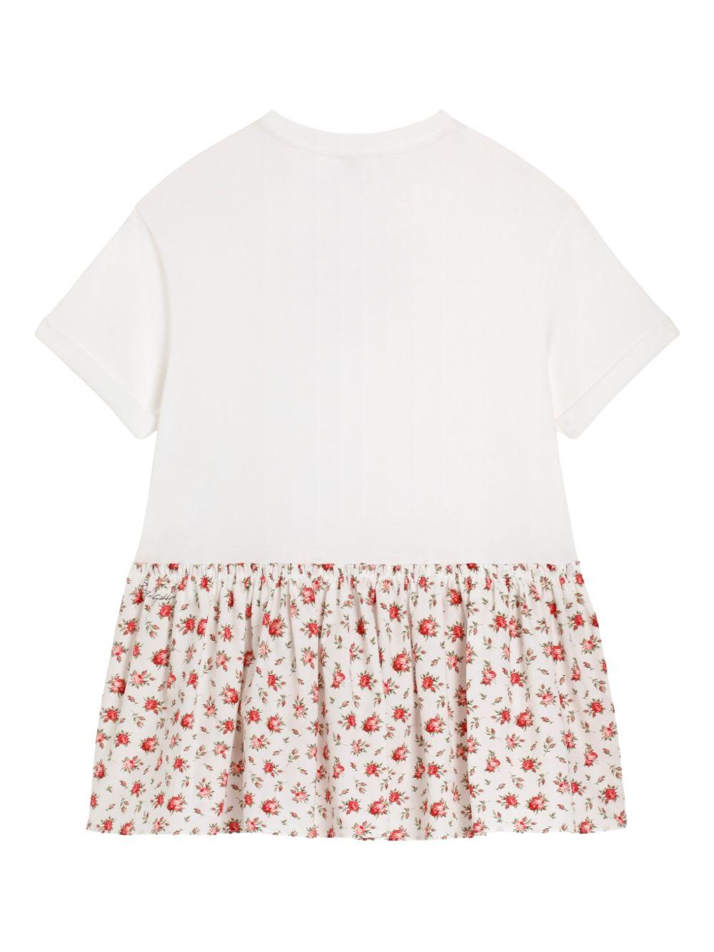 Abito per bambina Dolce & Gabbana Kids con rose L5JDB8G7PVM S9000 DOLCE & GABBANA KIDS 