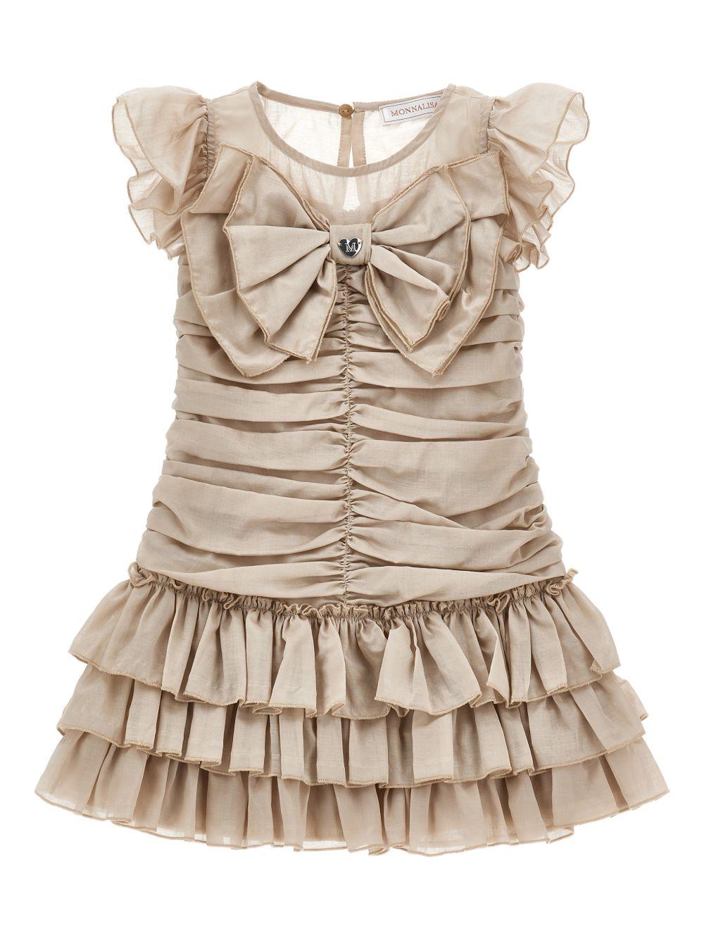Abito per bambina Monnalisa con fiocco 17G9067105 0003 MONNALISA 