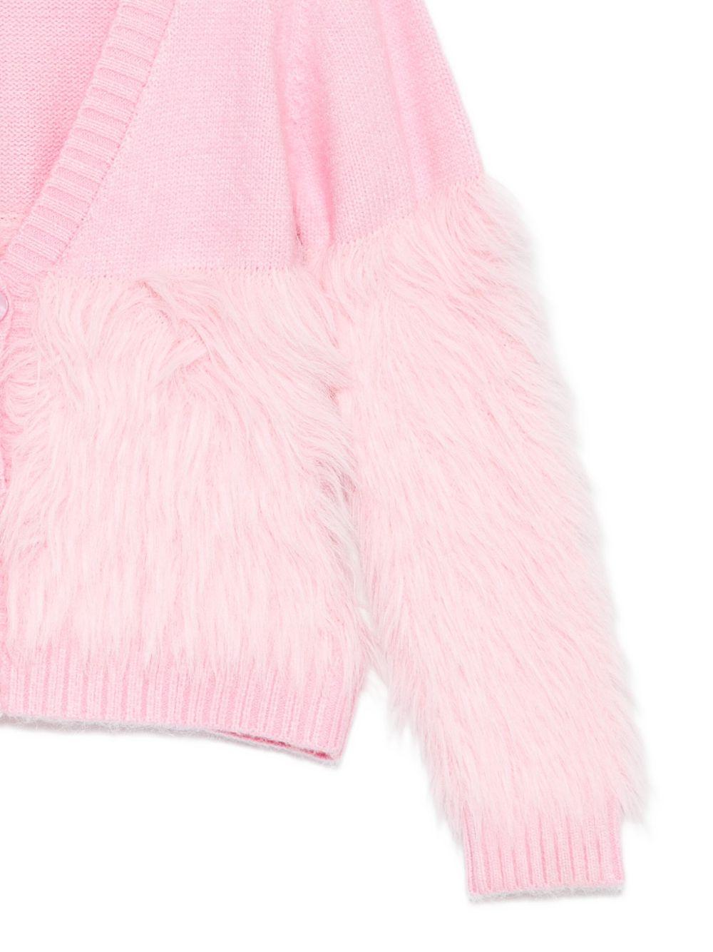 Monnalisa cardigan peloso 17F8026059 0090 MONNALISA 