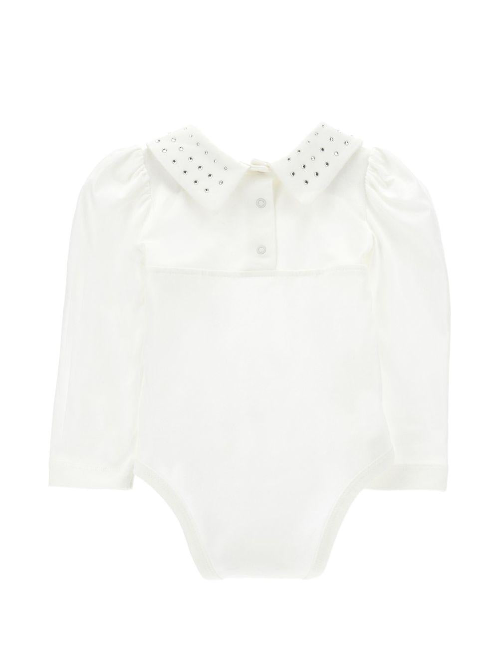 Body per neonata Monnalisa con strass 37H3008002 0001 MONNALISA 