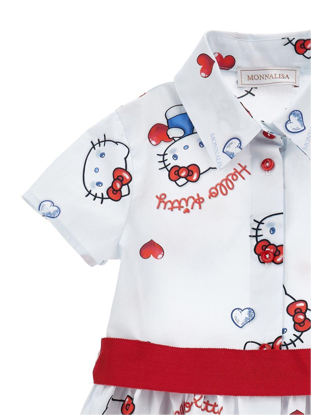 Abito per bambina Monnalisa con stampa 11G9187605 0099 MONNALISA 
