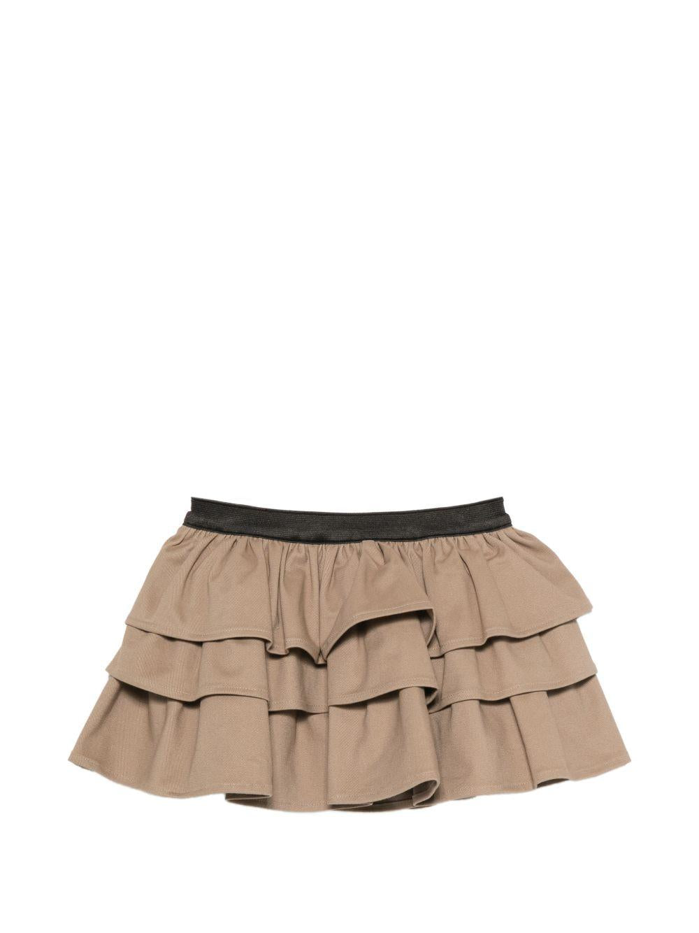 Gonna per bambina Douuod Kids a balze DZ7B01G0073 343 DOUUOD KIDS 