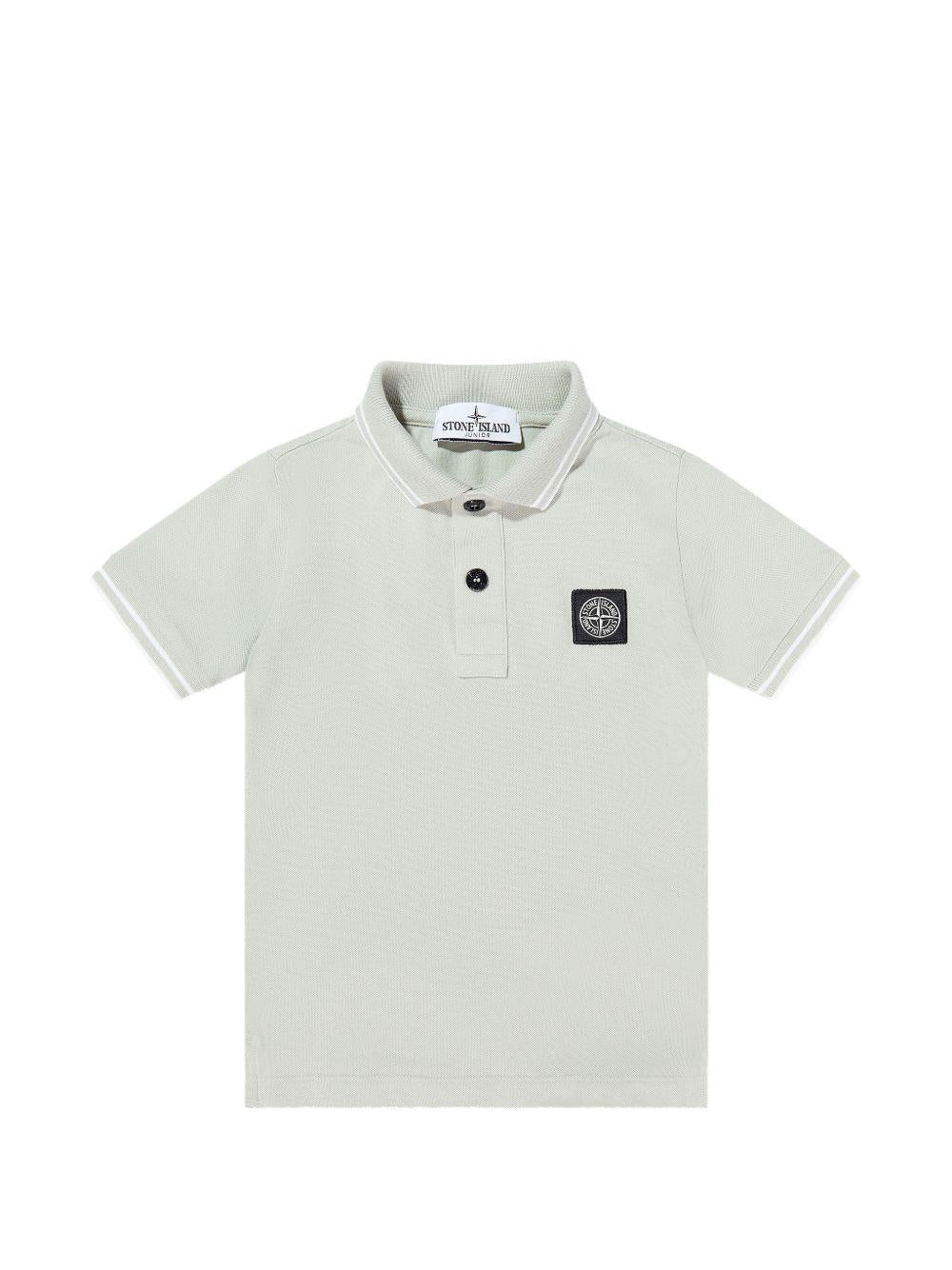 Polo per bambino Stone Island Junior con logo L1S162200001S0018 V0061 STONE ISLAND JUNIOR 