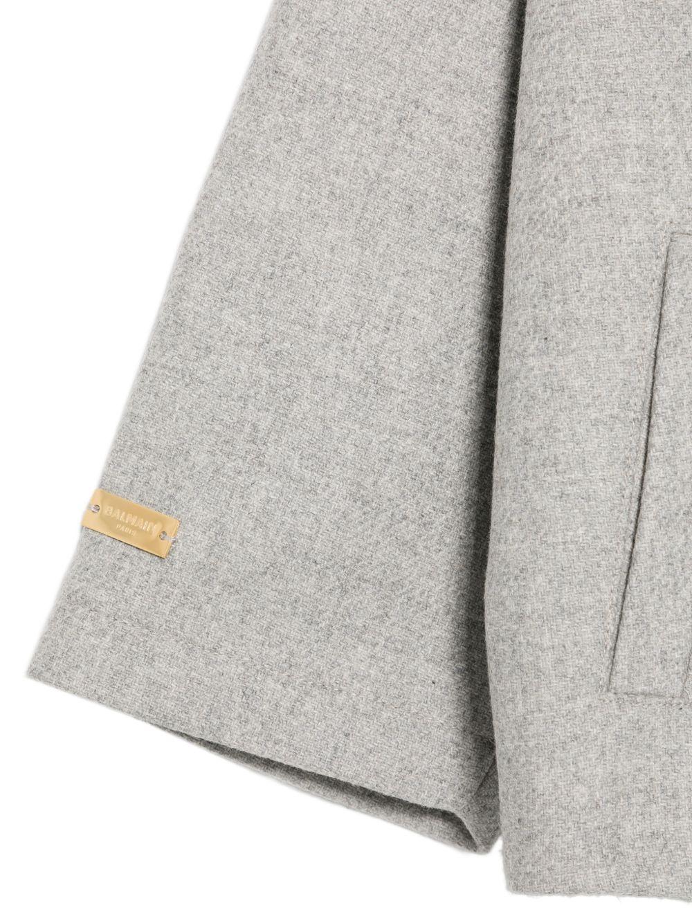Cappotto per bambina Balmain Kids caban BZ2H10E0254 806OR BALMAIN KIDS 