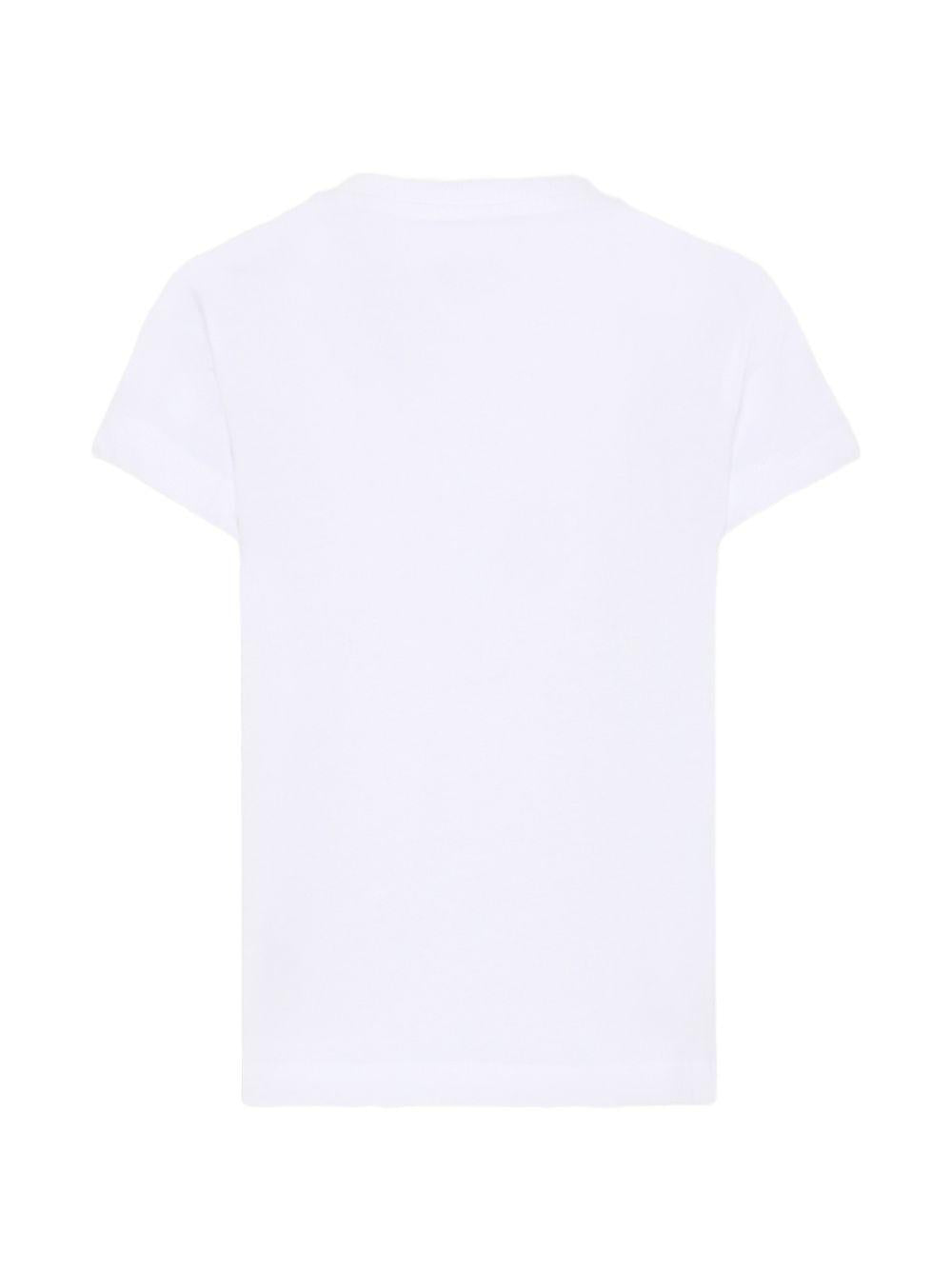 T-shirt per bambino Moschino Kids con stampa HUM05OLAA03 10101 MOSCHINO KIDS 
