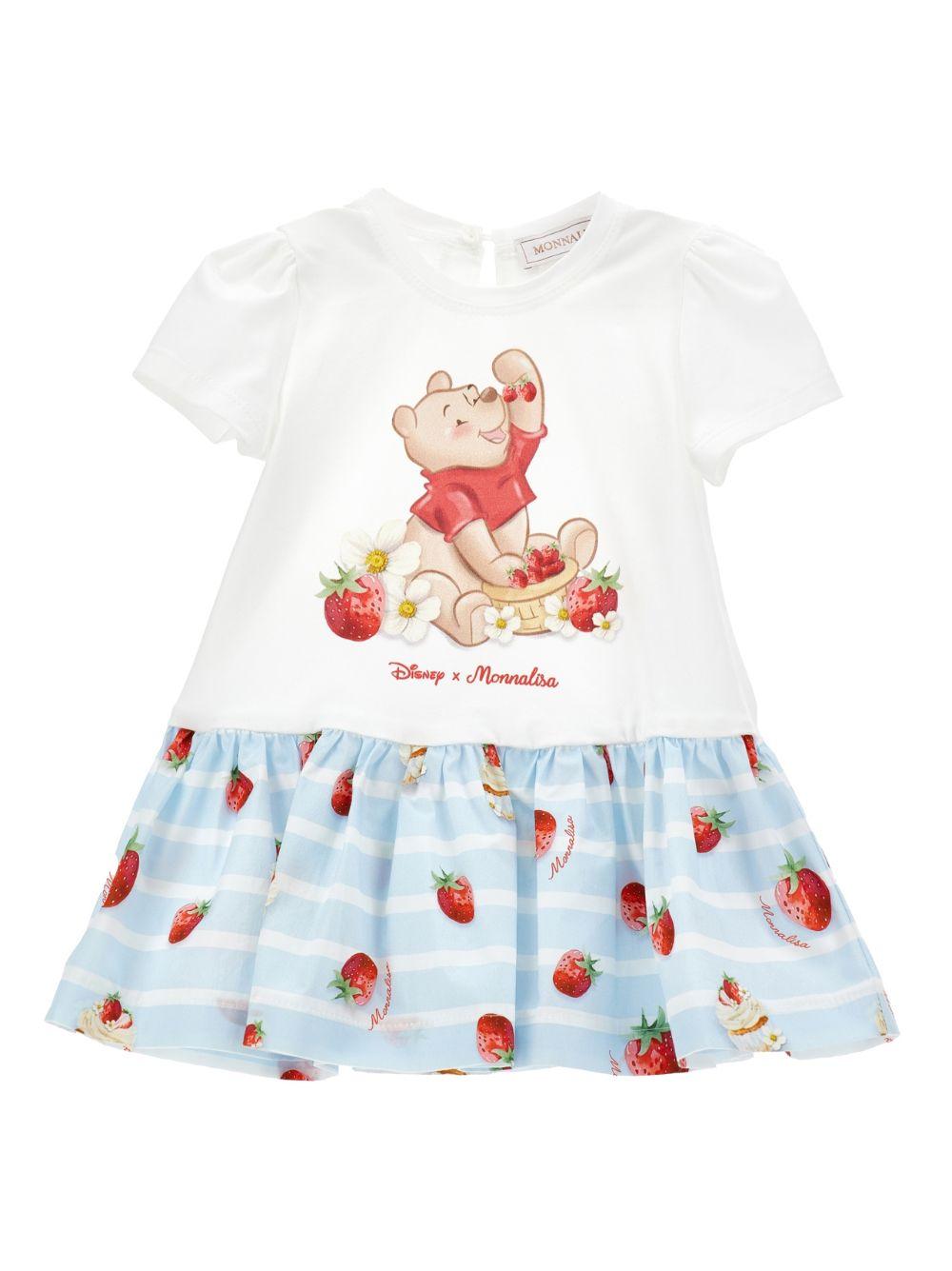Abito per neonata Monnalisa Winnie the Pooh 31G9167201 9952 MONNALISA 