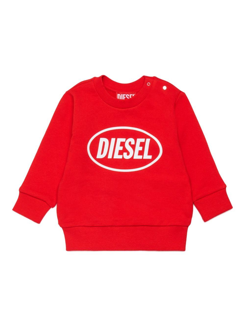 Felpa per neonato Diesel Kids con stampa K00752KYAVF K405 DIESEL KIDS 