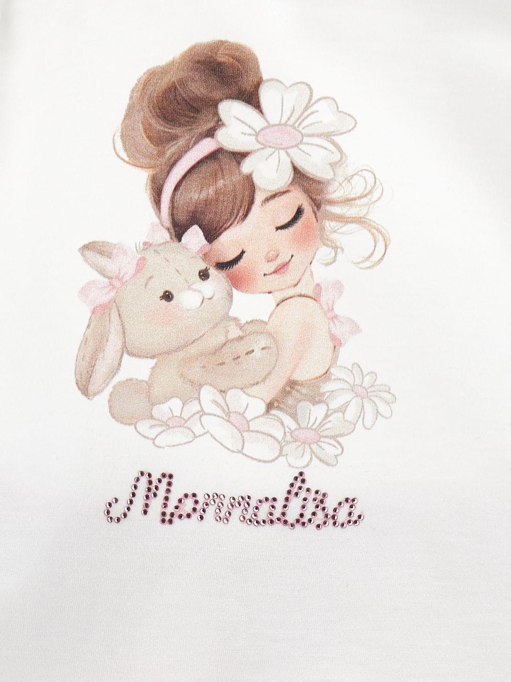 Completo per neonata Monnalisa due pezzi 31G5037666 9001 MONNALISA 