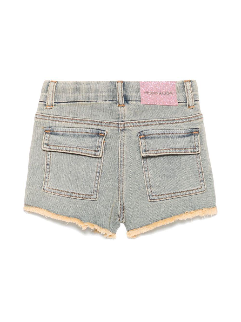 Monnalisa shorts in jeans 19E4005021 5503 MONNALISA 