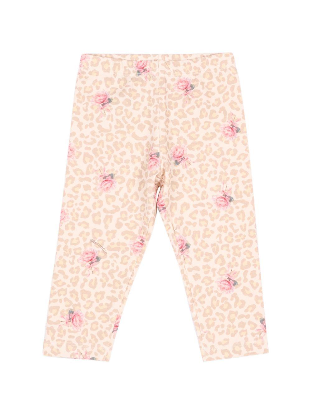 Leggings per neonata Monnalisa leopardato 39H402NP8009 0080 MONNALISA 