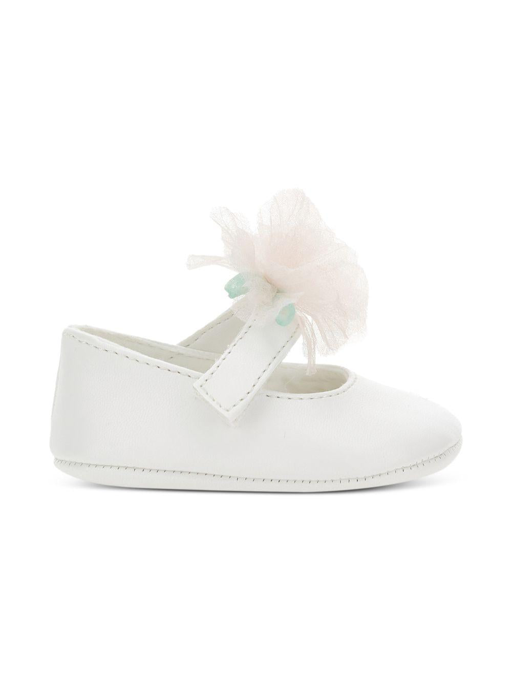 Ballerine per neonata Monnalisa con fiore 73G0017768 0001 MONNALISA 