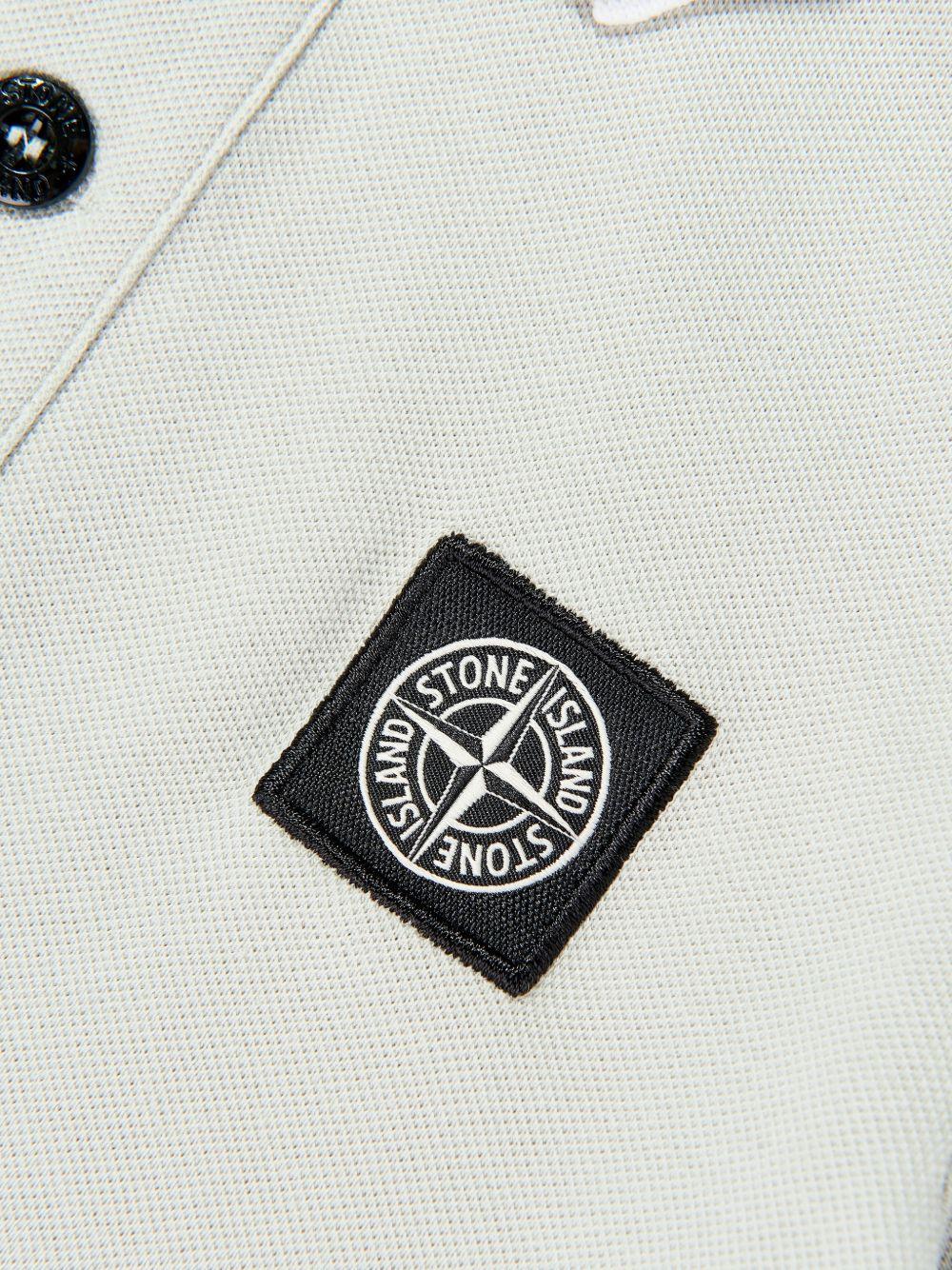 Polo per bambino Stone Island Junior con logo L1S162200001S0018 V0061 STONE ISLAND JUNIOR 