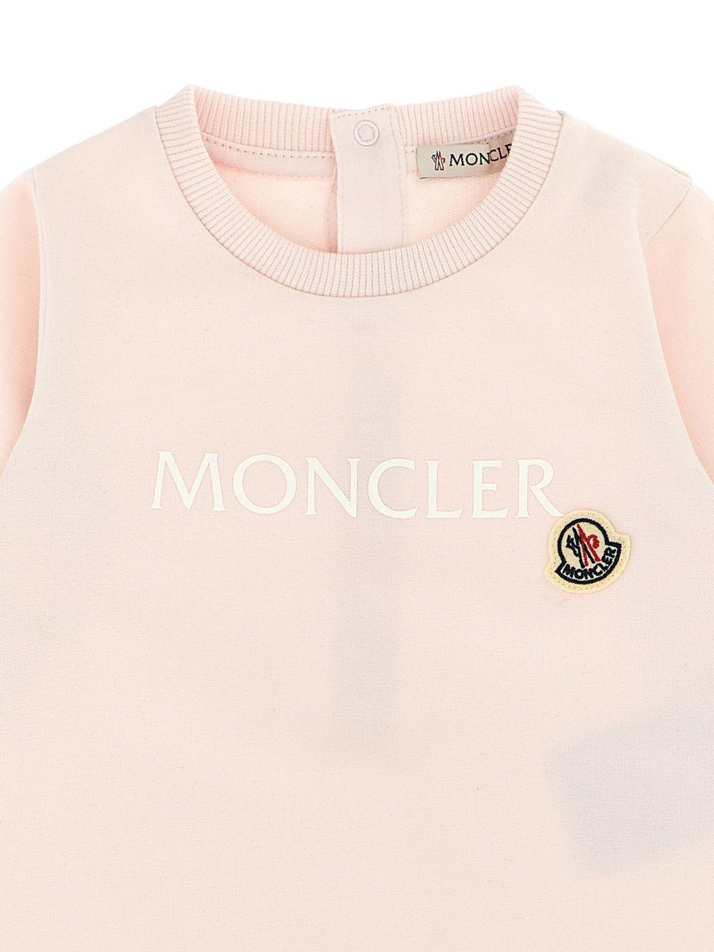 Tutina per neonata Moncler Enfant con logo L19518L0000489B9Y 503 MONCLER ENFANT 
