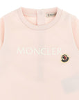 Tutina per neonata Moncler Enfant con logo L19518L0000489B9Y 503 MONCLER ENFANT 