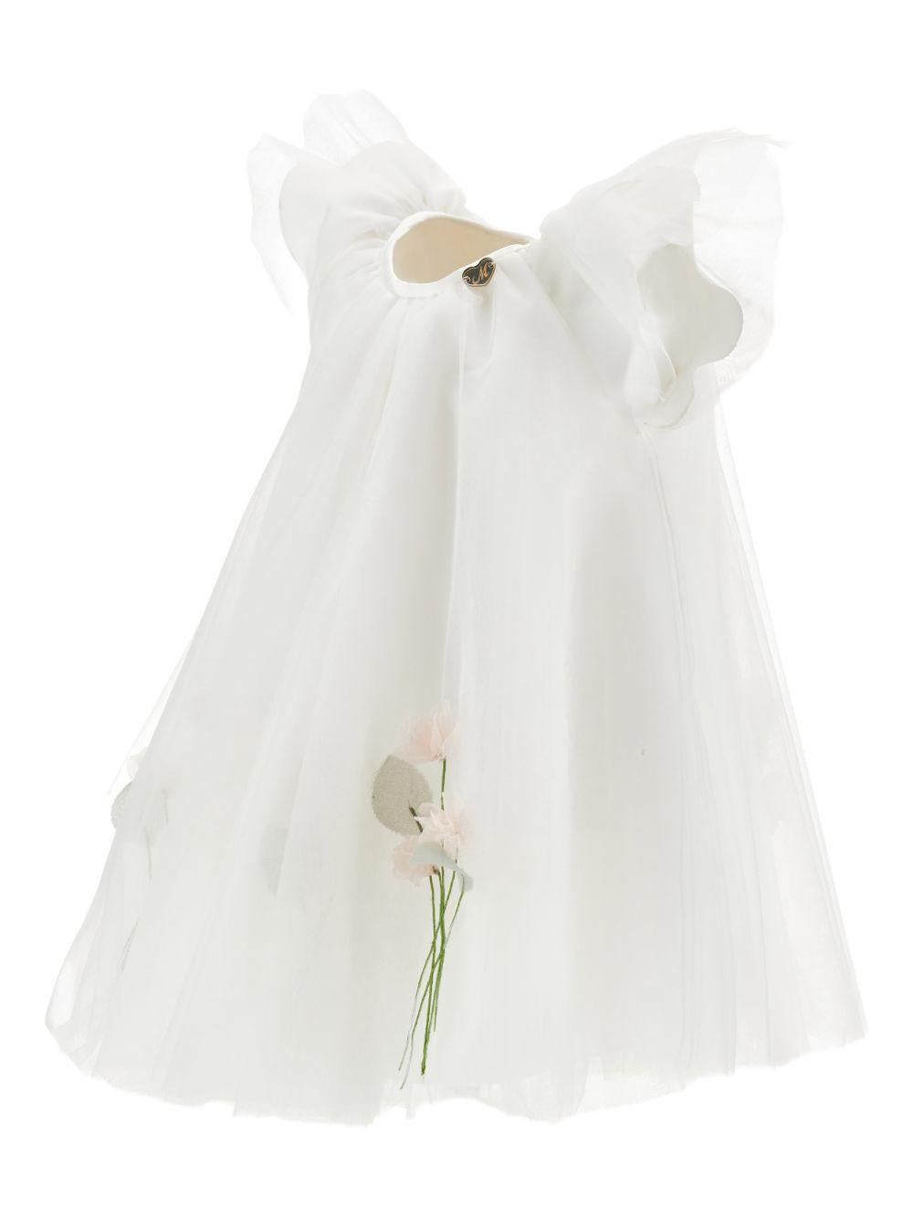 Abito per neonata Monnalisa con fiori 73G9047747 0001 MONNALISA 