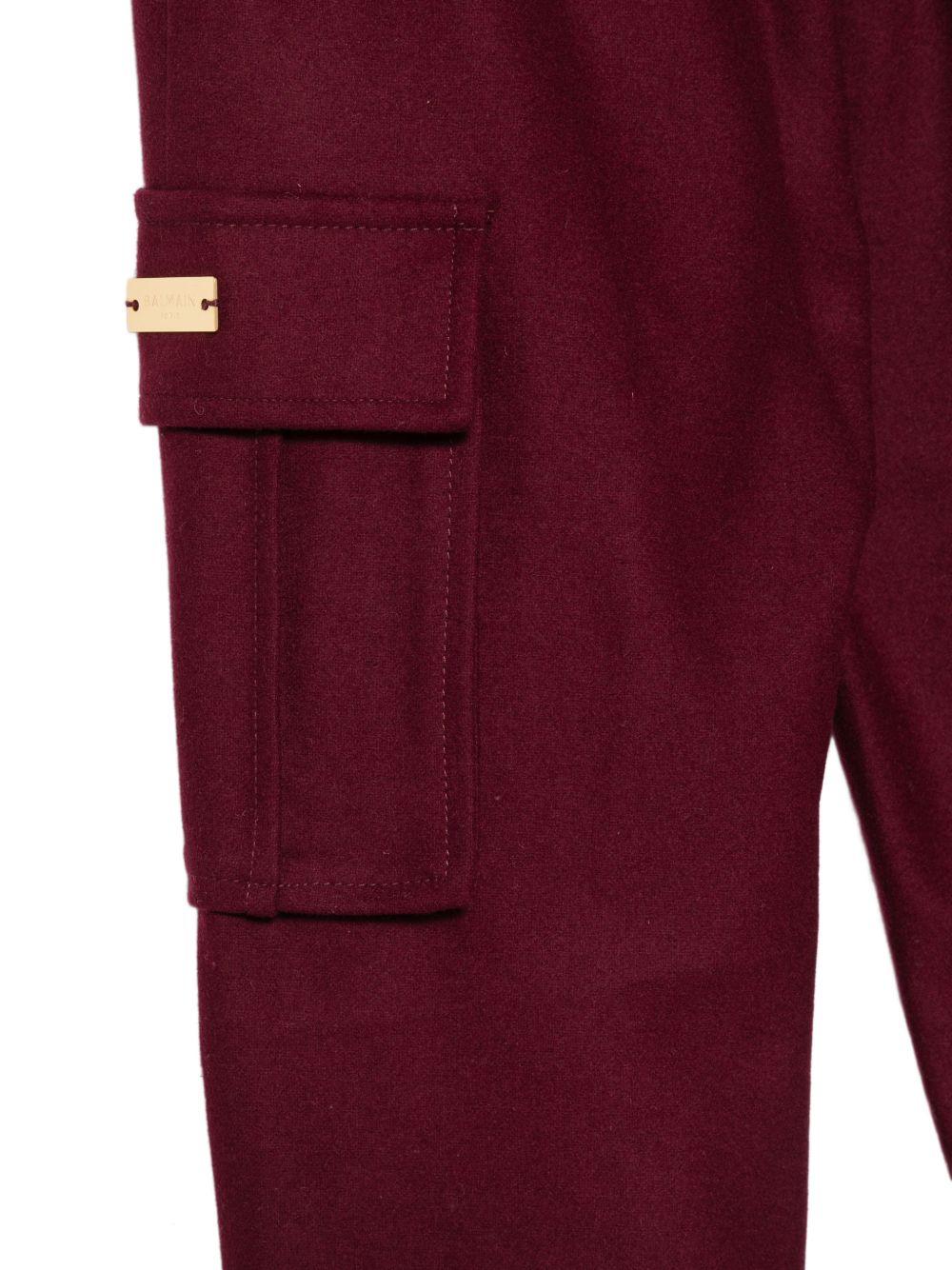 Pantaloni per bambino Balmain Kids cargo BZ6I20I0339 530OR BALMAIN KIDS 