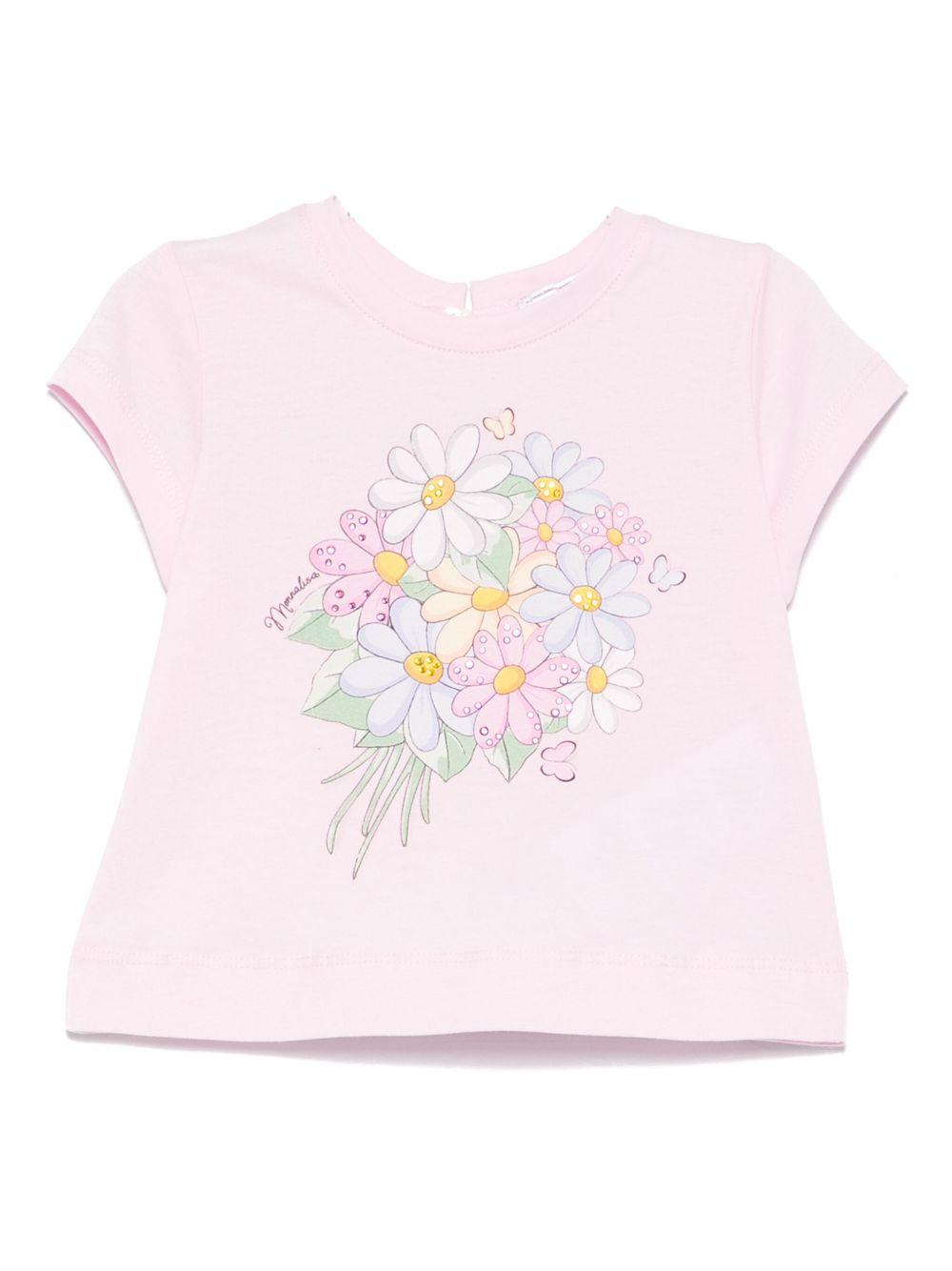 Monnalisa t-shirt con stampa 39E6125002 0090 MONNALISA 