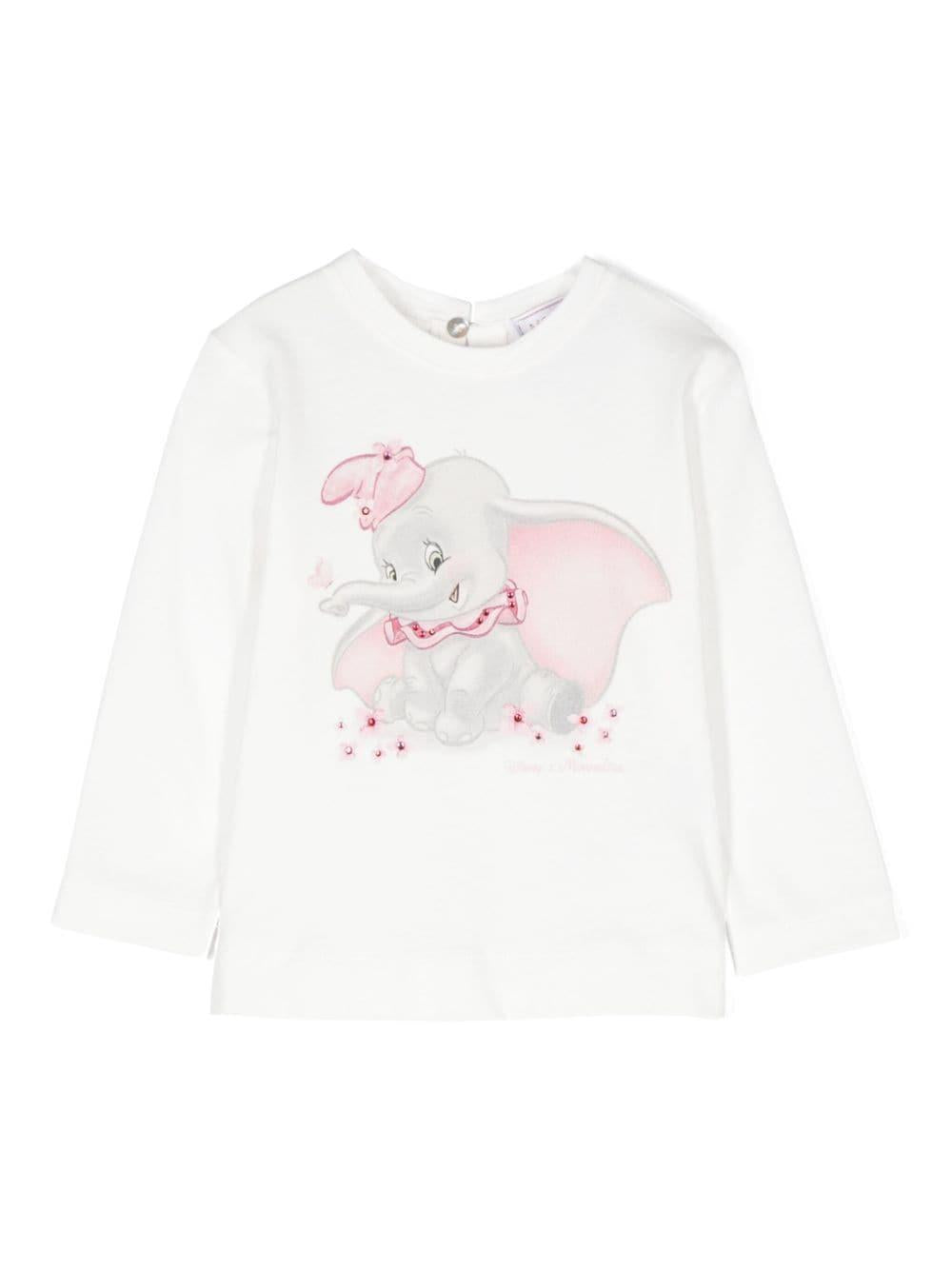 Monnalisa t-shirt con stampa 39D6024003 0001 MONNALISA 