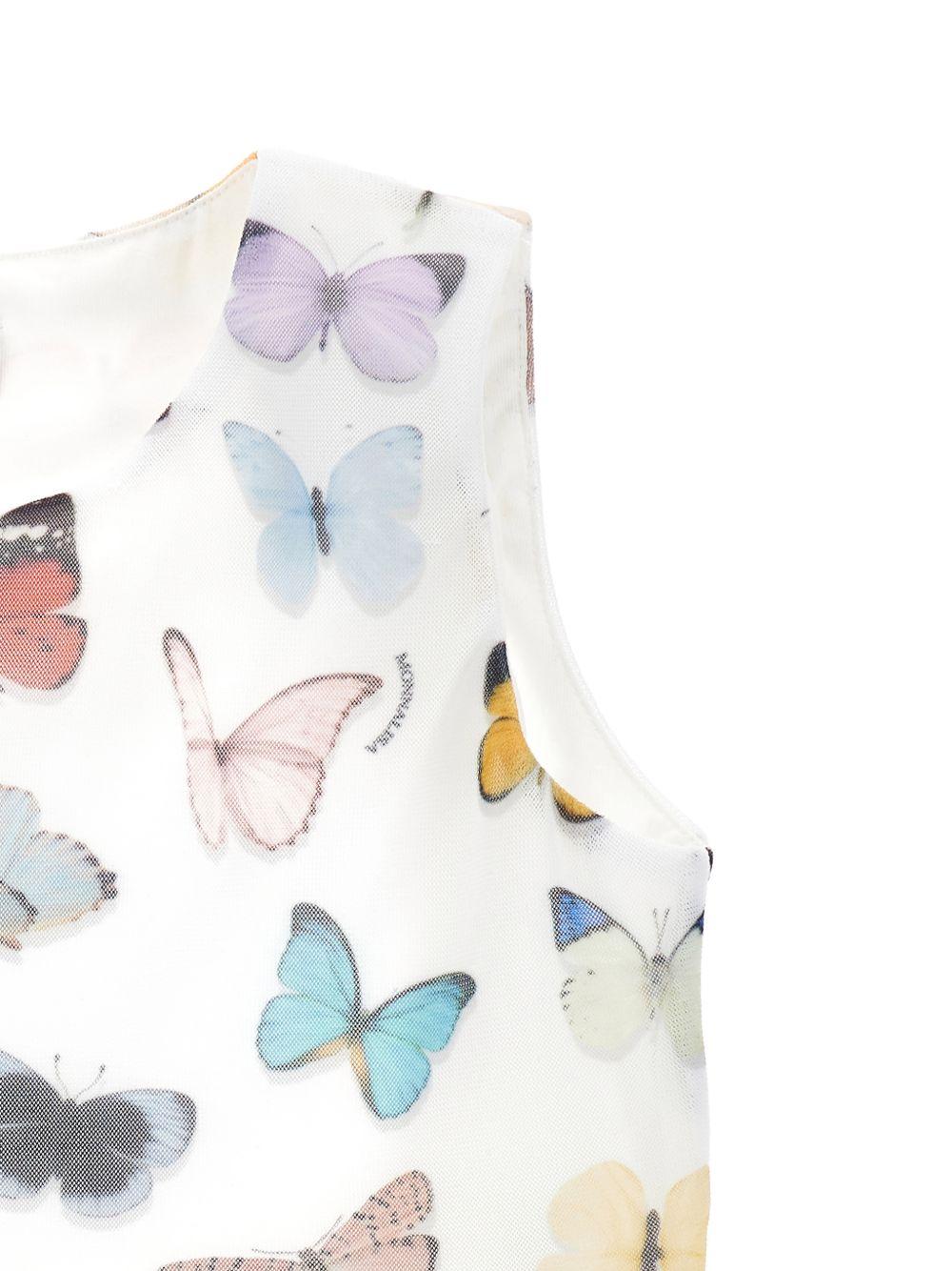 Top per bambina Monnalisa con farfalle 41G6087619 0084 MONNALISA 