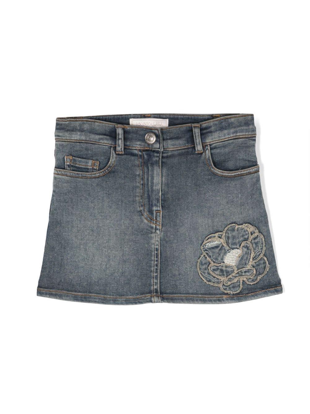 Monnalisa gonna in jeans 19B7002029 5502 MONNALISA 