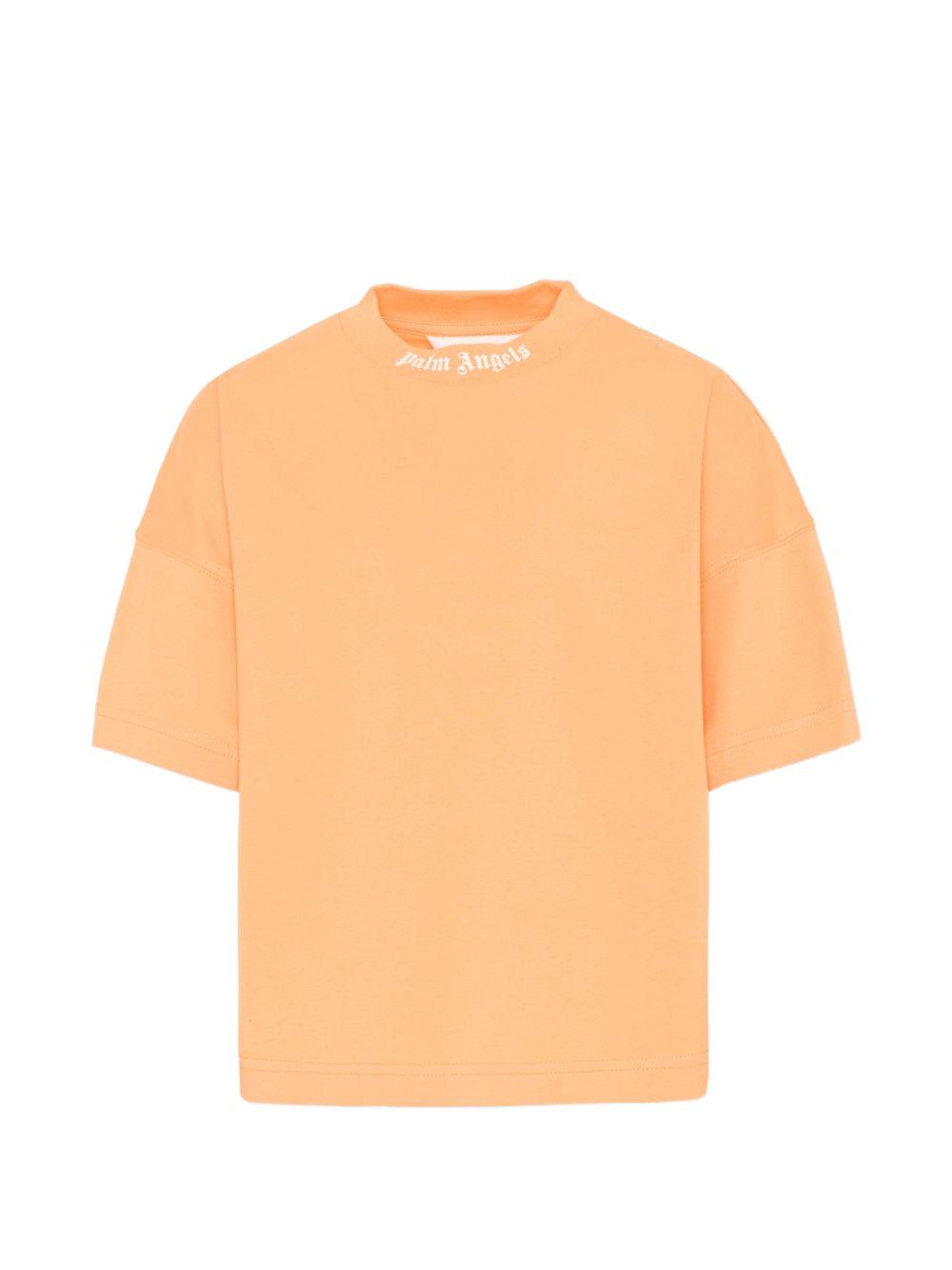 T-shirt per bambino Palm Angels Kids con logo PBAA002S26JER001 030 PALM ANGELS KIDS 