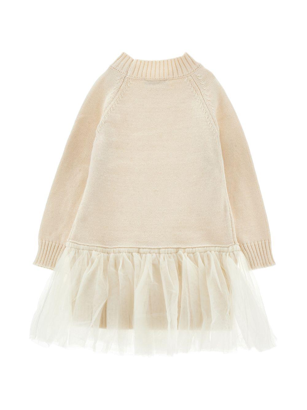 Abito per bambina Monnalisa in maglia 17H9008060 029F MONNALISA 
