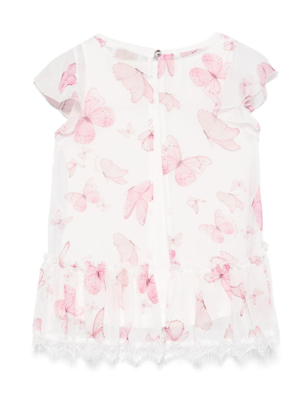 Monnalisa blusa con stampa 71E3005620 0190 MONNALISA 