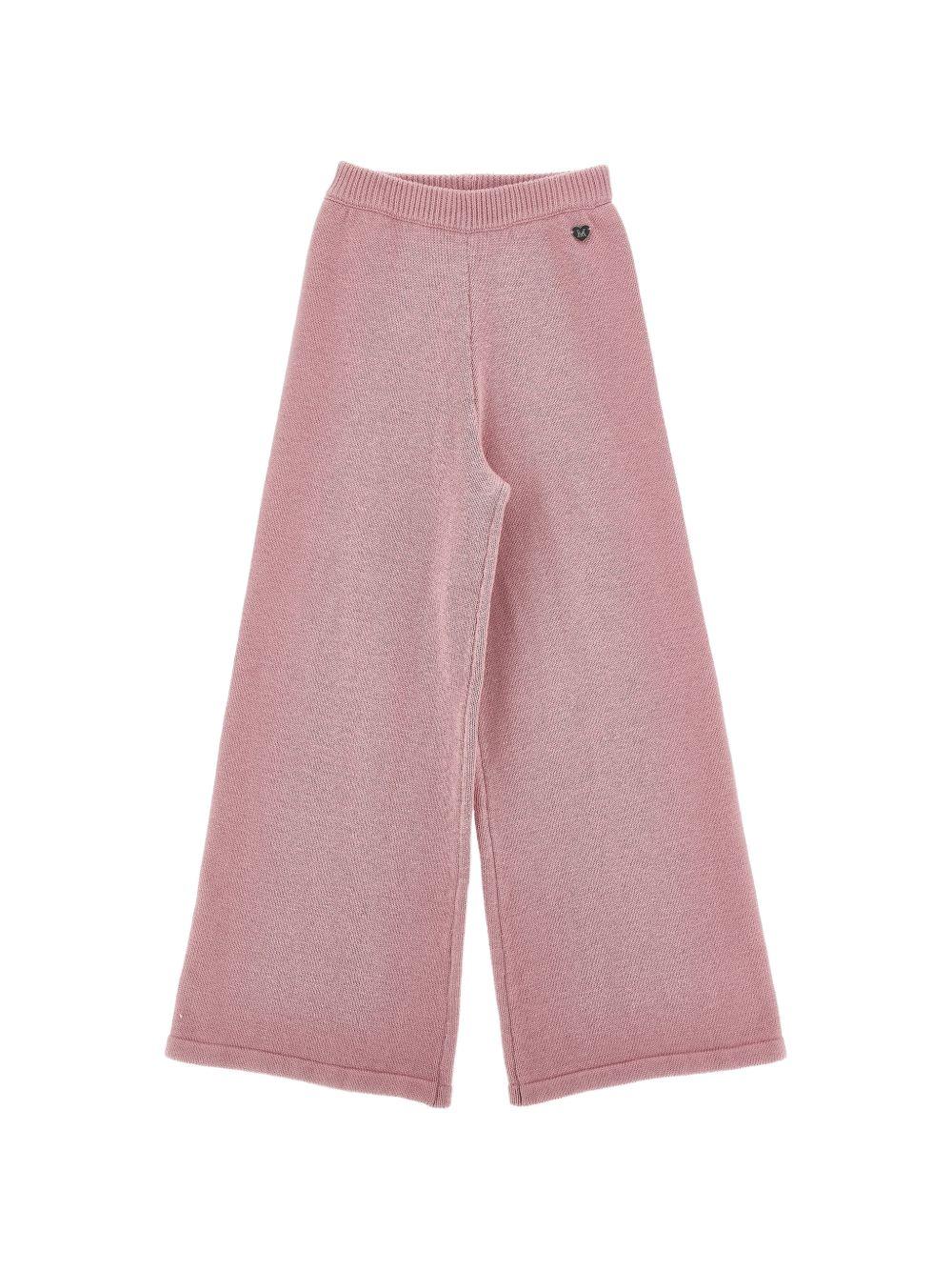 Pantaloni per bambina Monnalisa in maglia 17H4098060 0094 MONNALISA 