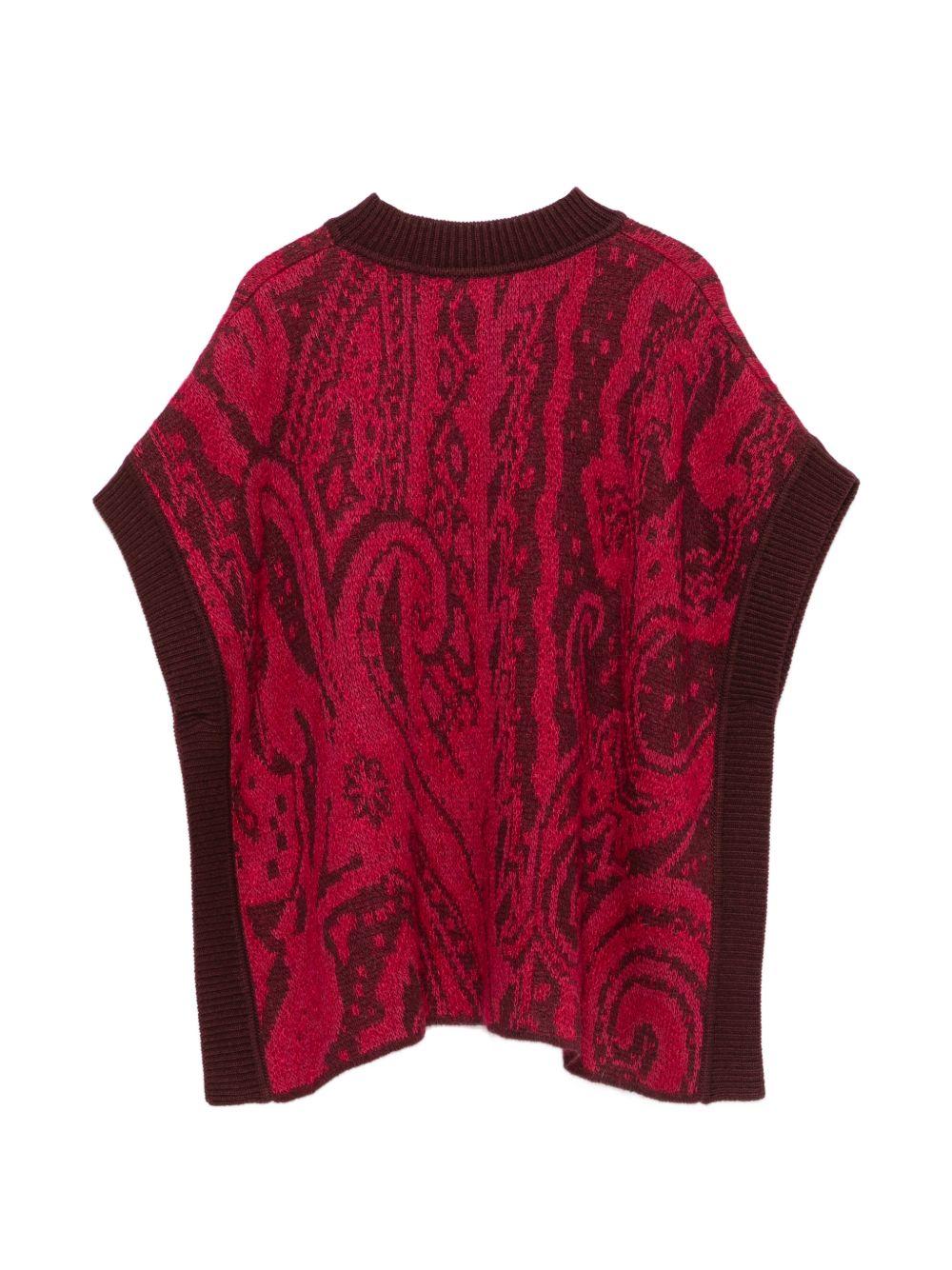 Poncho per bambina Etro Kids paisley GZ2A23W0234 562 ETRO KIDS 
