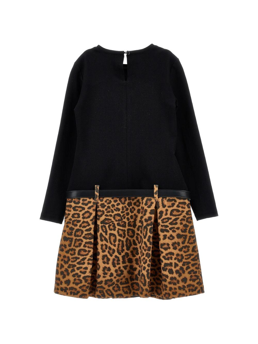 Abito per bambina Monnalisa leopardato 41H9048220 0050 MONNALISA 