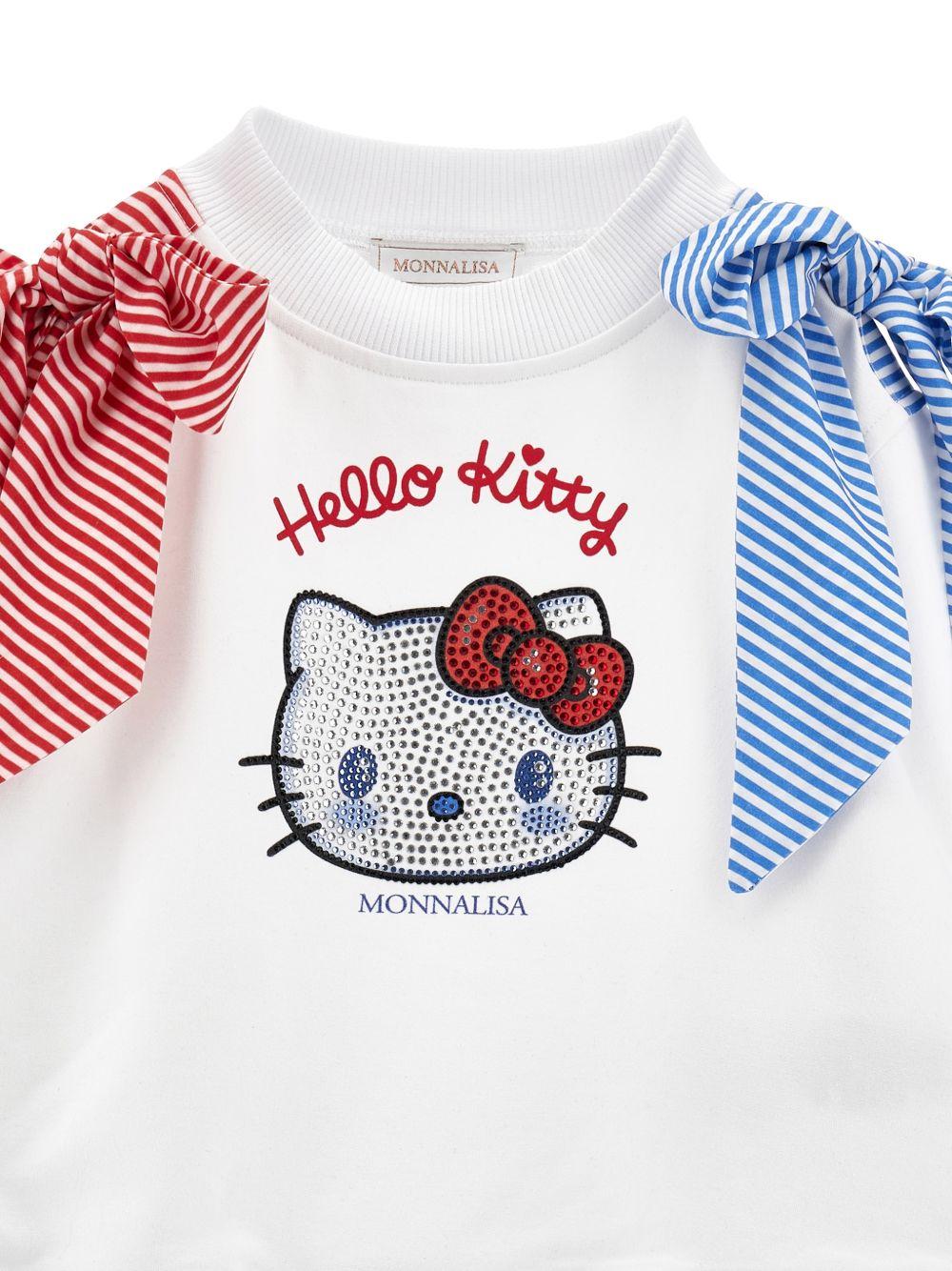 Felpa per bambina Monnalisa Hello Kitty 19G6077012 0099 MONNALISA 