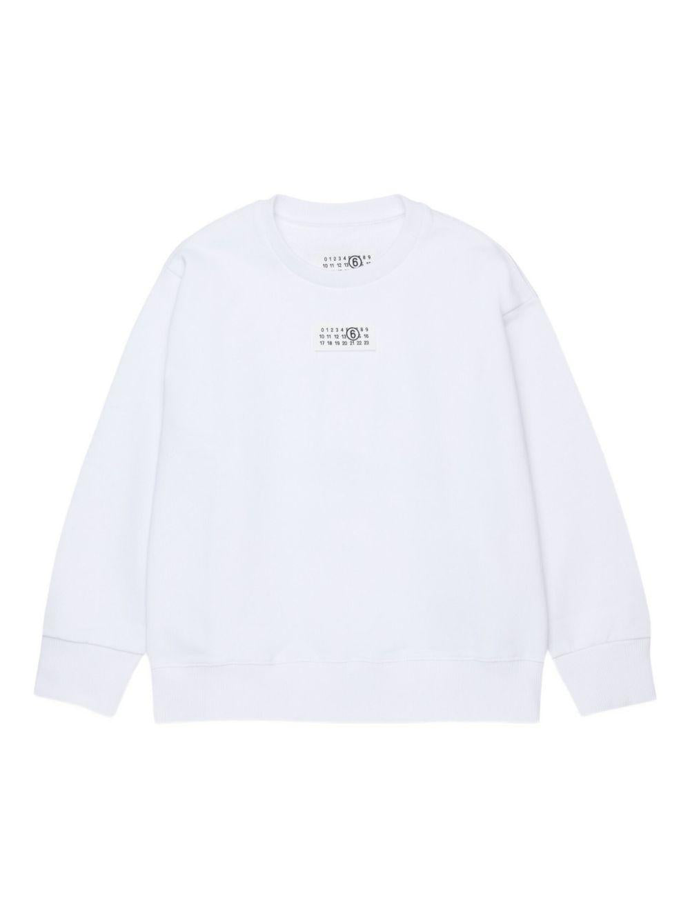 Felpa per bambino Maison Margiela Kids con stampa M61011MM04H M6100 MAISON MARGELA KIDS 