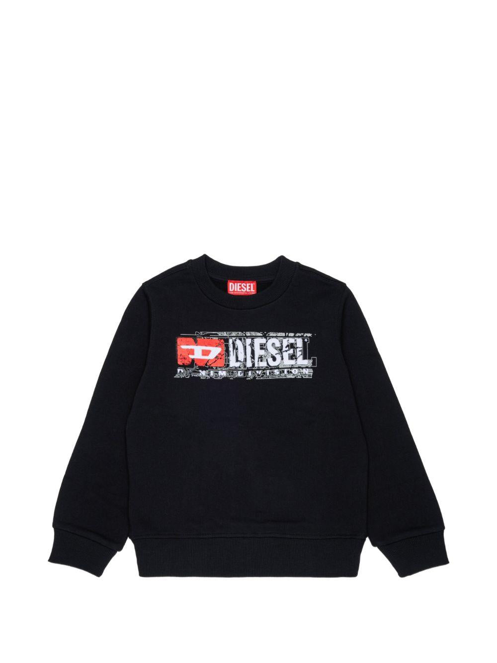 Felpa per bambino Diesel Kids con logo J02973KYAVF K900 DIESEL KIDS 