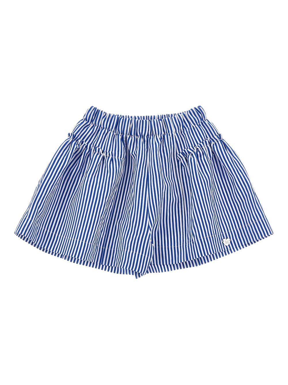 Shorts per bambina Monnalisa a righe 11G4087315 9956 MONNALISA 