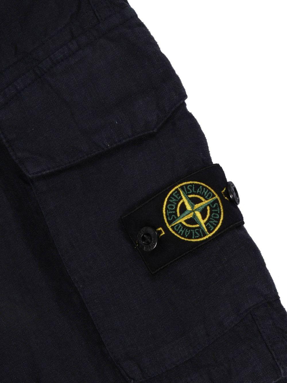 Bermuda per bambino Stone Island Junior in lino L1S16L100001S0145 V0020 STONE ISLAND JUNIOR 