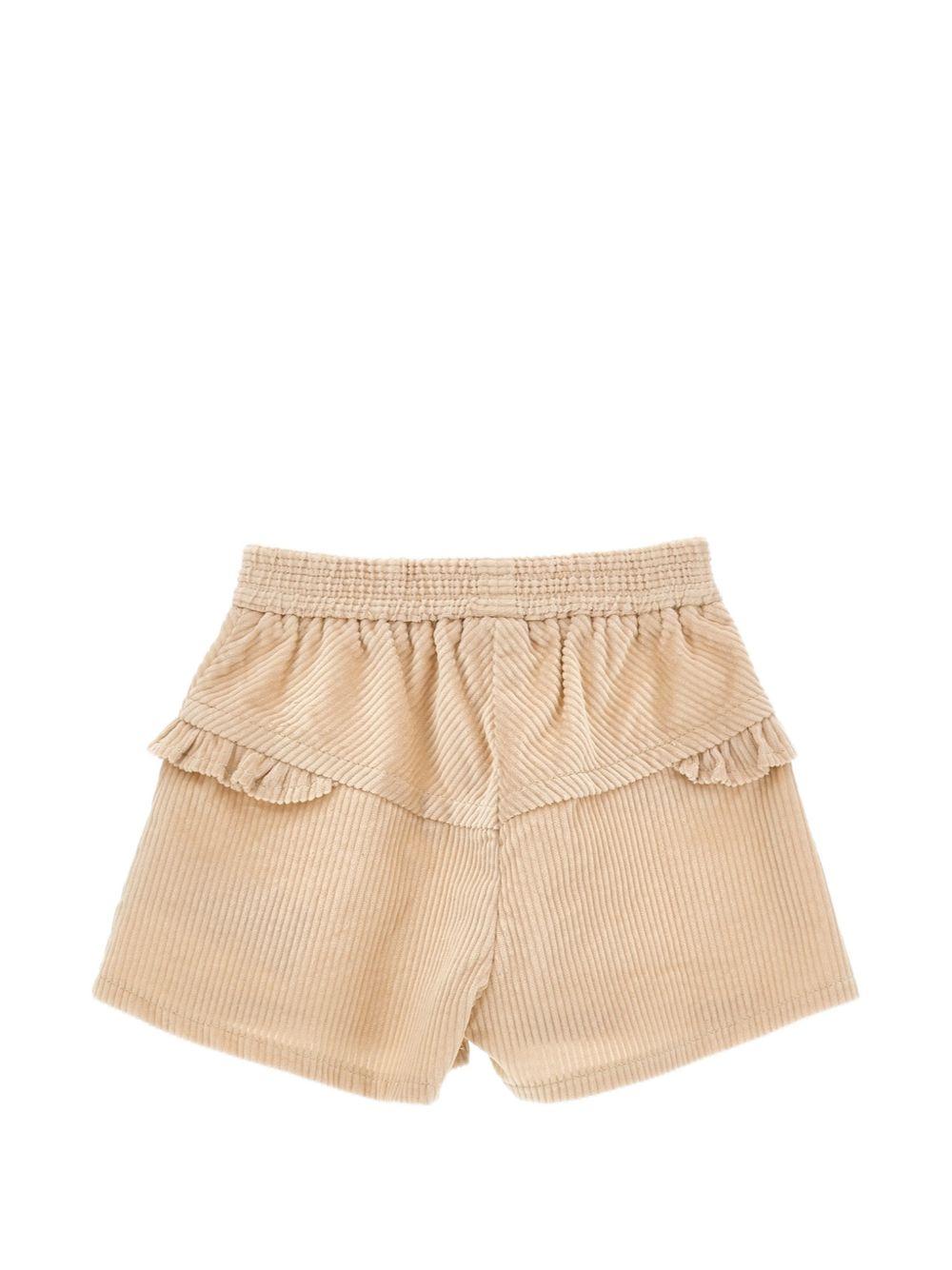 Shorts per neonata Monnalisa in velluto 37H4128852 003M MONNALISA 