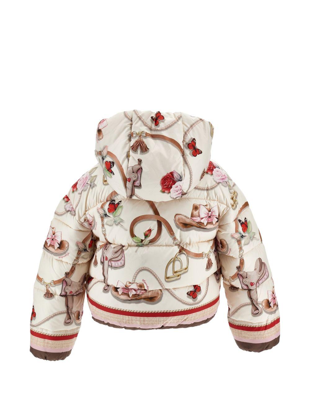 Piumino per bambina Monnalisa con stampa 19H1008021 029F MONNALISA 
