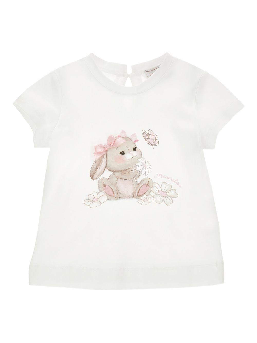 T-shirt per neonataMonnalisa coniglio 39G6087002 0001 MONNALISA 