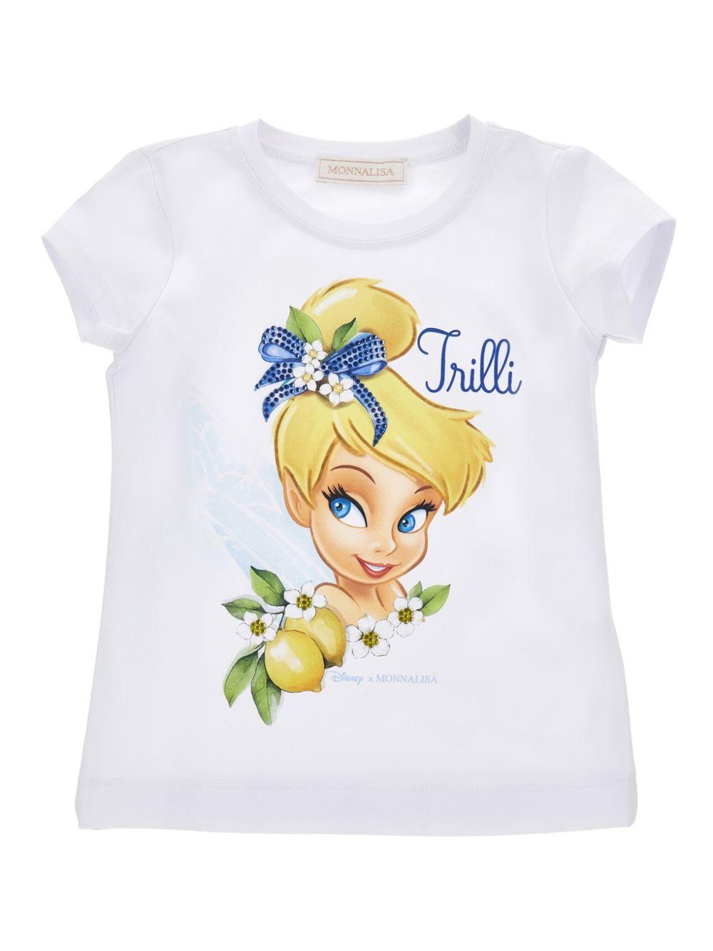 T-shirt per bambina Monnalisa con Trilli 19G6227032 0099 MONNALISA 