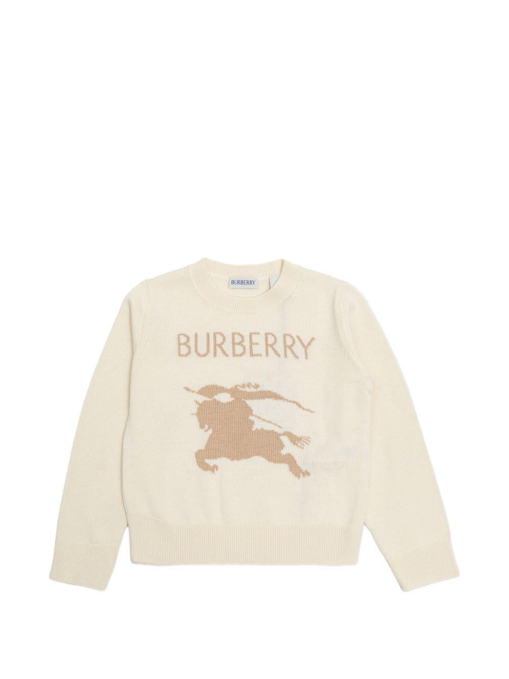 Maglione per bambina Burberry Kids con logo 8130501 A1452 BURBERRY KIDS 