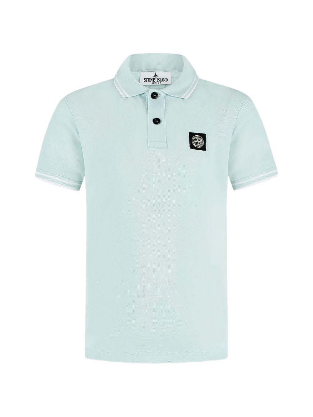 Polo per bambino Stone Island Junior con logo L1S162200001S0018 V0041 STONE ISLAND JUNIOR 