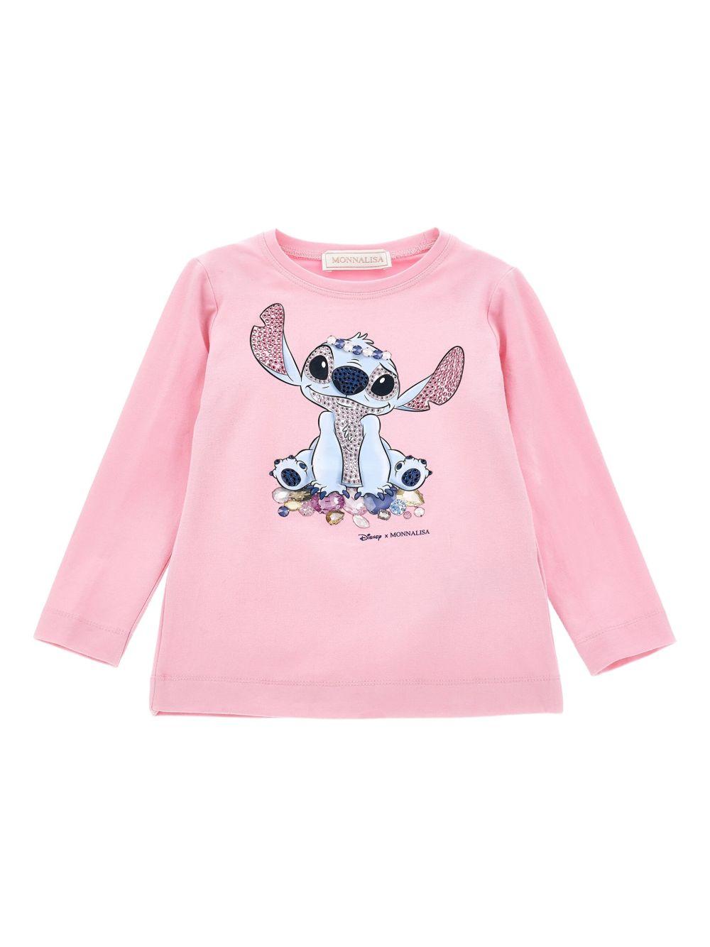 Monnalisa t-shirt Stitch 19F6106013 0090 MONNALISA 