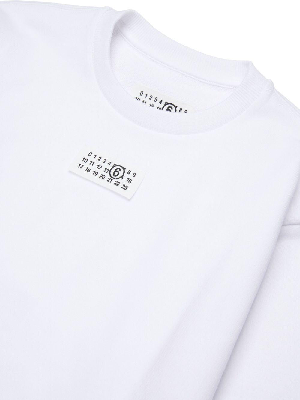 Felpa per bambino Maison Margiela Kids con stampa M61011MM04H M6100 MAISON MARGELA KIDS 
